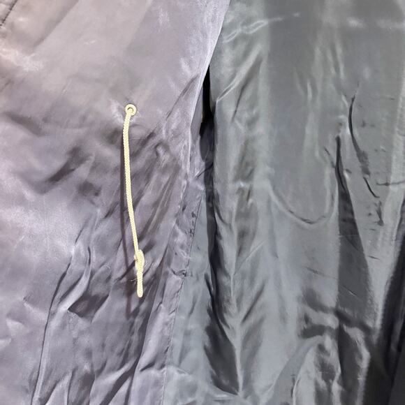 VAN JAC Japanese Brand Vintage Airline Parka Jacket Navy Blue Fur Hood Medium - Picture 7 of 9